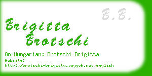 brigitta brotschi business card